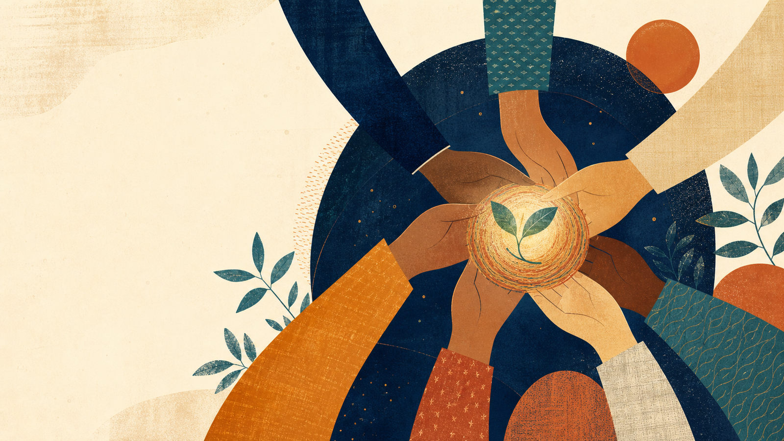 Editorial illustration for Volunteer with us